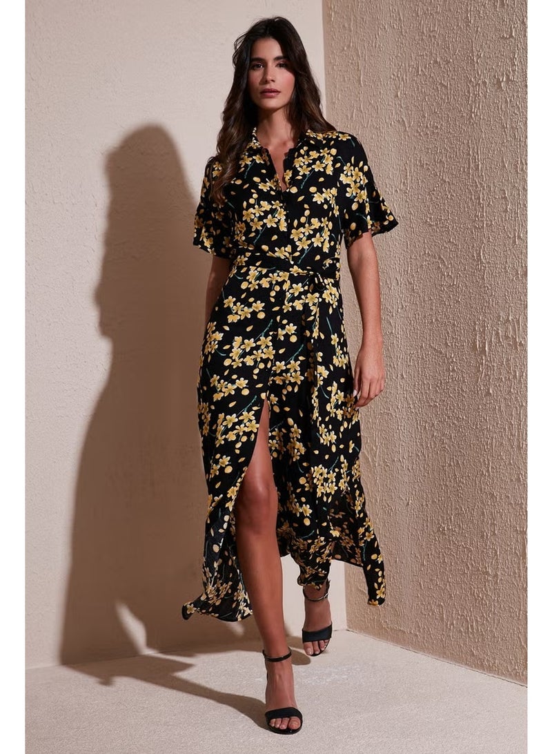 Lela Floral Print Midi Dress - Image 1